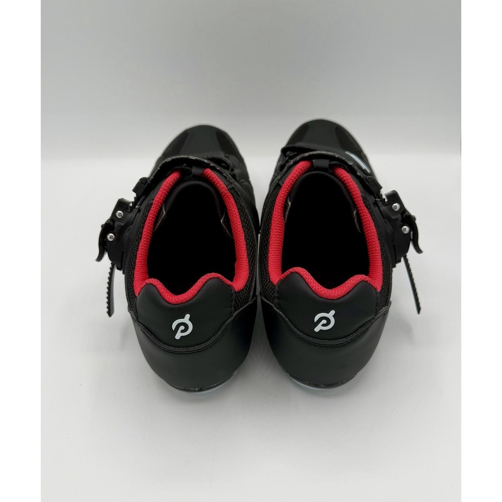 Peloton Cycling Shoes Black Red Womens Size 8 Excellent Condition - Picture 3 of 6